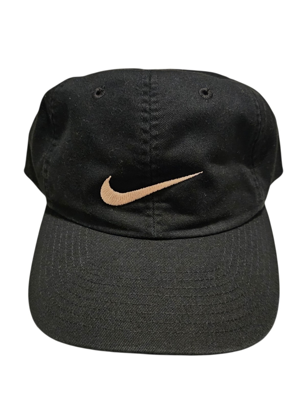 Vintage 90's Nike Men’s Black Adjustable Hat